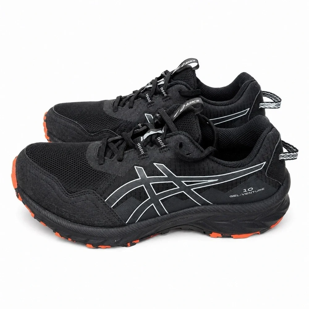 ASICS Gel-Venture 10 Midnight Black 1011B966 Men's Size 8 X-Wide Trail Shoes New